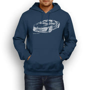 JL Illustration For A Honda NSX 2017 Motorcar Fan Hoodie