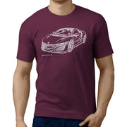 JL Illustration For A Honda NSX 2017 Motorcar Fan T-shirt