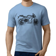 JL Illustration For A Honda RC213VS Motorbike Fan T-shirt