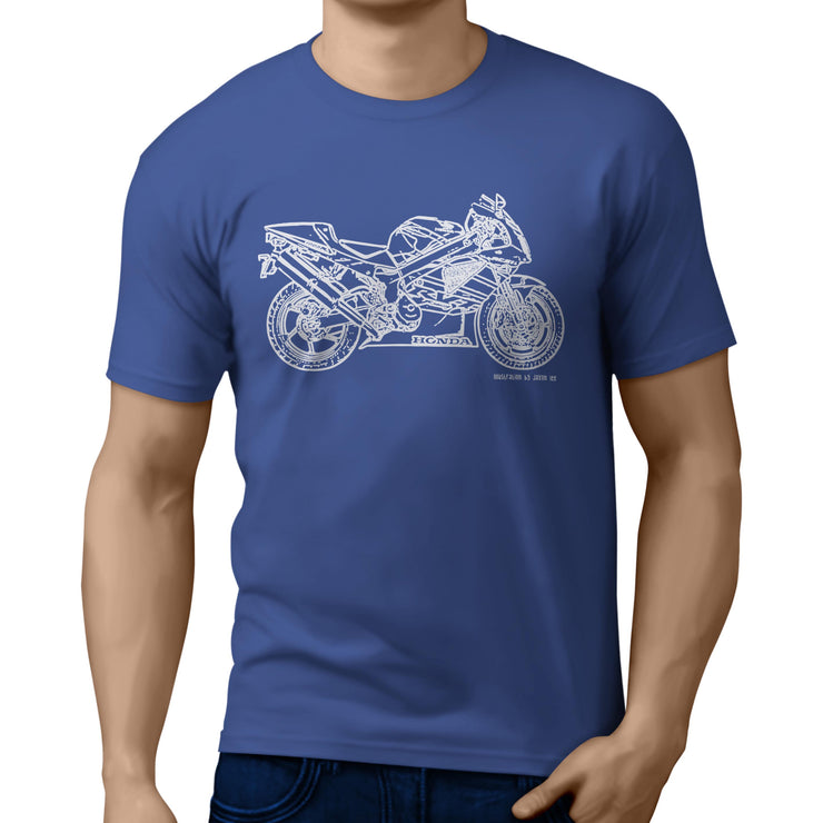 JL Illustration For A Honda RC51 RVT 1000 Motorbike Fan T-shirt