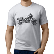 JL Illustration For A Honda Rebel 300 Motorbike Fan T-shirt