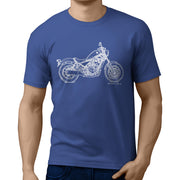 JL Illustration For A Honda Rebel 500 Motorbike Fan T-shirt