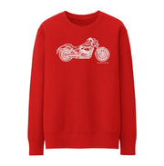 JL Illustration For A Honda Shadow Phantom Motorbike Fan Jumper