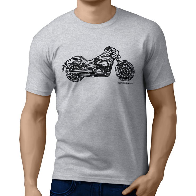 JL Illustration For A Honda Shadow Phantom Motorbike Fan T-shirt