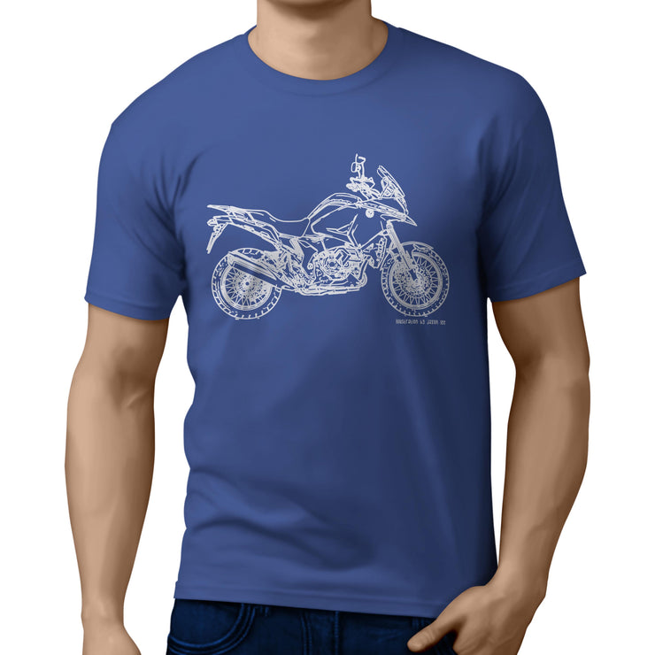 JL Illustration For A Honda VFR1200X Crosstourer Motorbike Fan T-shirt