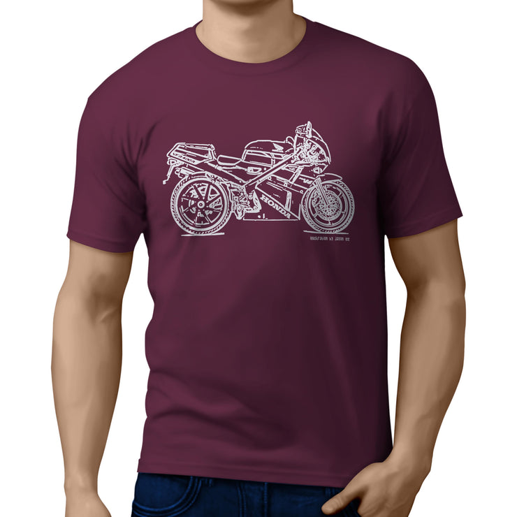JL Illustration For A Honda VFR400 NC30 Motorbike Fan T-shirt