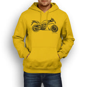 JL Illustration For A Honda VFR800F Motorbike Fan Hoodie