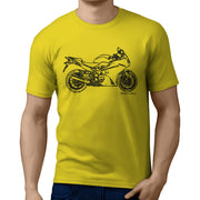 JL Illustration For A Honda VFR800F Motorbike Fan T-shirt