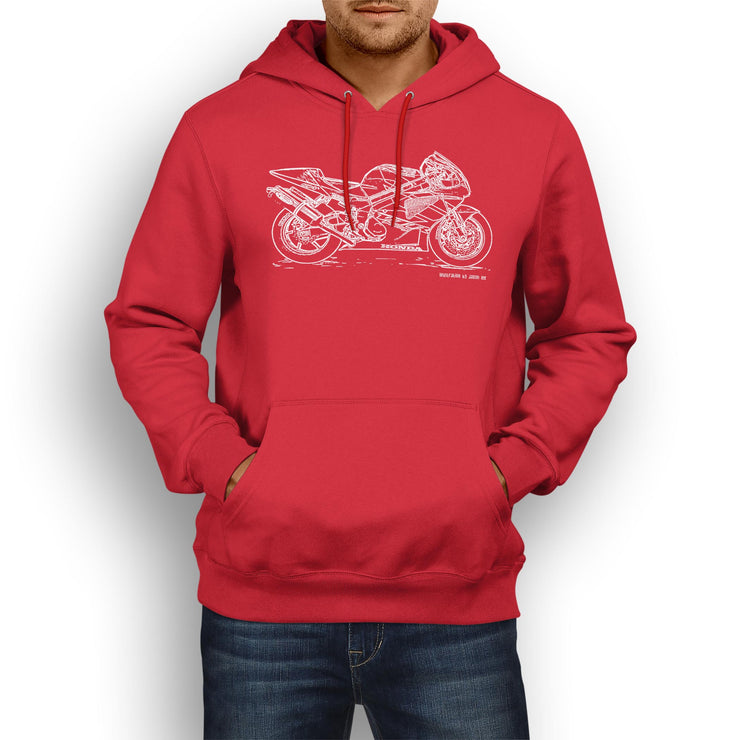 JL Illustration For A Honda VTR 1000 sp1 Motorbike Fan Hoodie