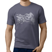 JL Illustration For A Honda VTR 1000 sp1 Motorbike Fan T-shirt