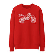 JL Illustration For A Honda XR650L Motorbike Fan Jumper