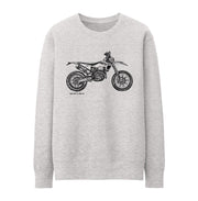 JL Illustration For A Husqvarna FE 450 Motorbike Fan Jumper