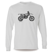 JL Illustration For A Husqvarna FE 450 Motorbike Fan LS-Tshirt