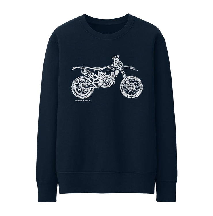 JL Illustration For A Husqvarna FE 450 Motorbike Fan Jumper