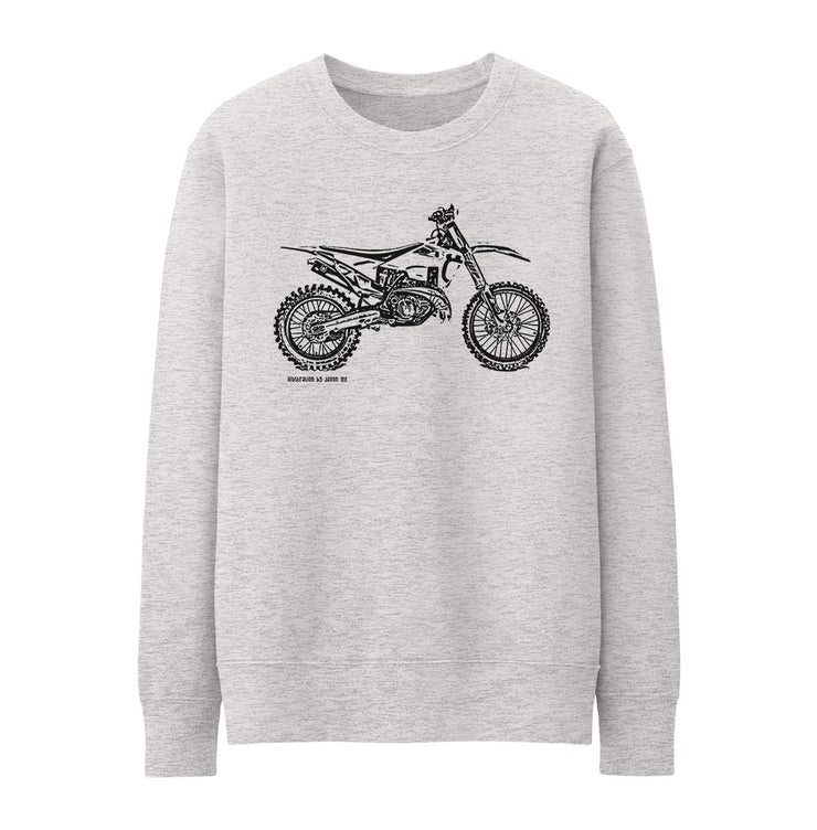 JL Illustration For A Husqvarna TX 300i Motorbike Fan Jumper