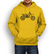 JL Illustration For A Husqvarna TX 300i Motorbike Fan Hoodie