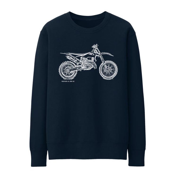 JL Illustration For A Husqvarna TX 300i Motorbike Fan Jumper