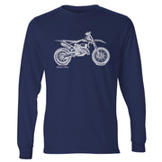 JL Illustration For A Husqvarna TX 300i Motorbike Fan LS-Tshirt