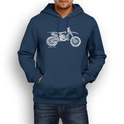 JL Illustration For A Husqvarna TX 300i Motorbike Fan Hoodie