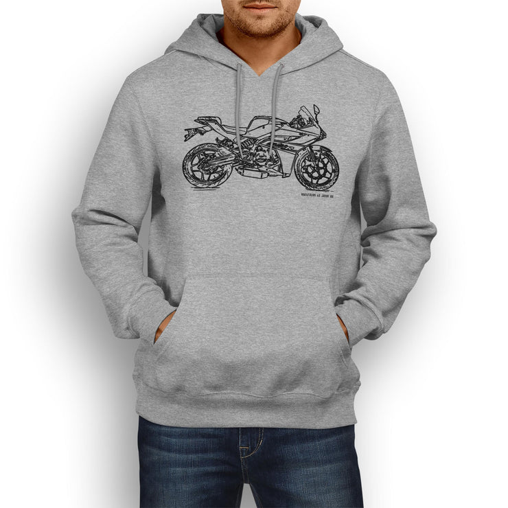 JL Illustration For A Hyosung GD250R Motorbike Fan Hoodie