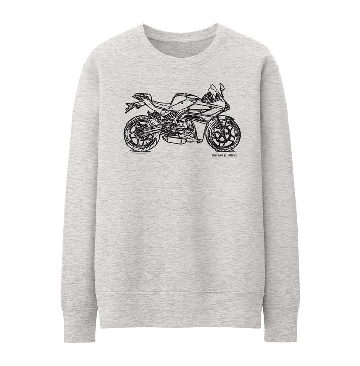 JL Illustration For A Hyosung GD250R Motorbike Fan Jumper