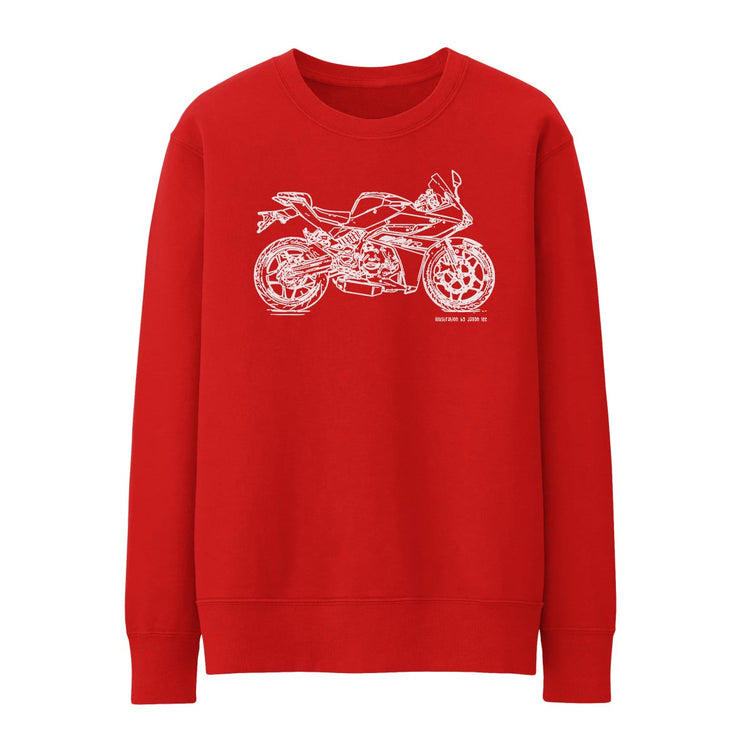 JL Illustration For A Hyosung GD250R Motorbike Fan Jumper