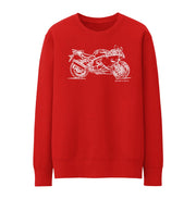 JL Illustration For A Hyosung GT250R Motorbike Fan Jumper