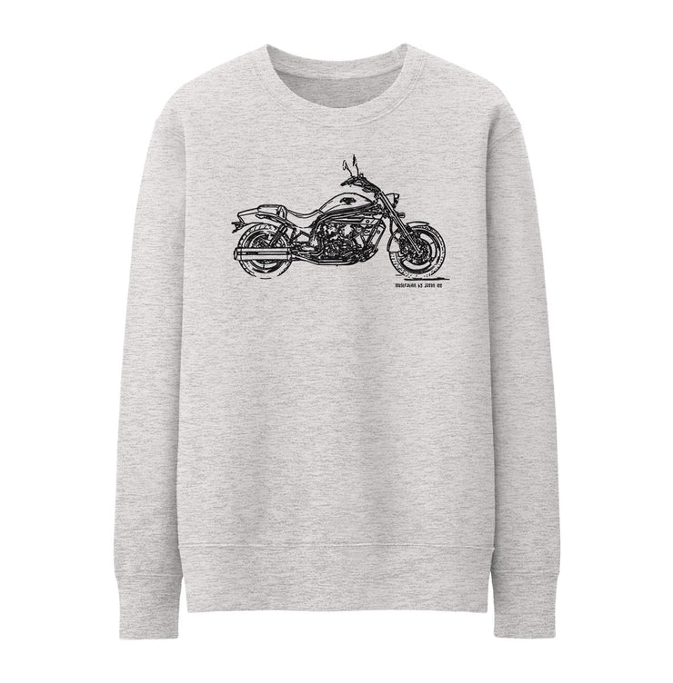 JL Illustration For A Hyosung GV650 Motorbike Fan Jumper