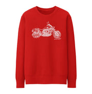 JL Illustration For A Hyosung GV650 Motorbike Fan Jumper