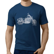 JL Illustration For A Hyosung GV650 Motorbike Fan T-shirt