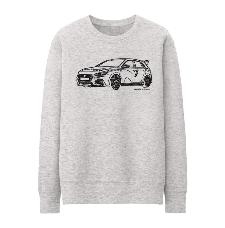 JL Illustration For A Hyundai i30N Performance Motorcar Fan Jumper
