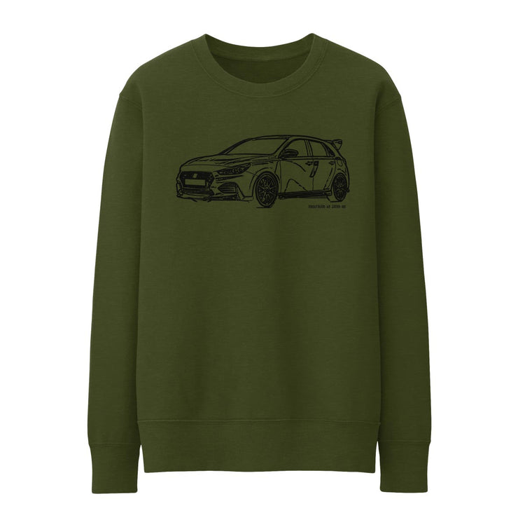 JL Illustration For A Hyundai i30N Performance Motorcar Fan Jumper