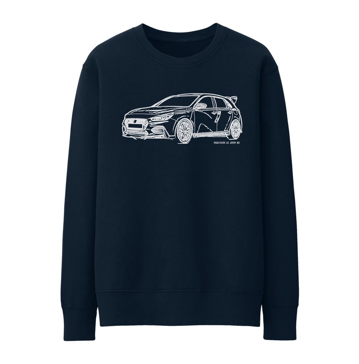 JL Illustration For A Hyundai i30N Performance Motorcar Fan Jumper