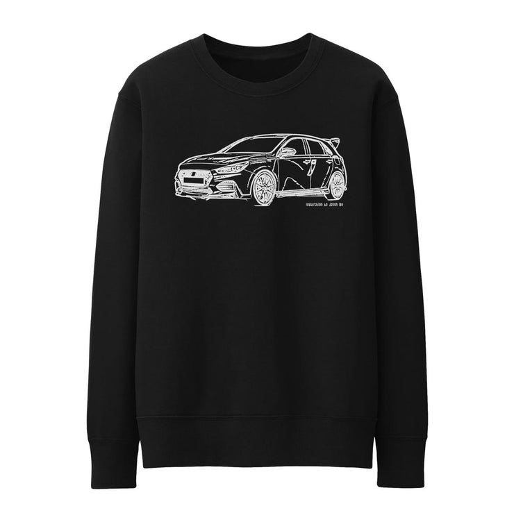 JL Illustration For A Hyundai i30N Performance Motorcar Fan Jumper