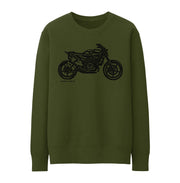 JL Illustration For A Husqvarna Svartpilen 701 Motorbike Fan Jumper