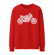 JL Illustration For A Husqvarna Svartpilen 701 Motorbike Fan Jumper