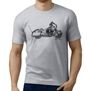 JL Illustration For A Indian Chieftain Dark Horse Motorbike Fan T-shirt