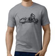 JL Illustration For A Indian Chieftain Dark Horse Motorbike Fan T-shirt