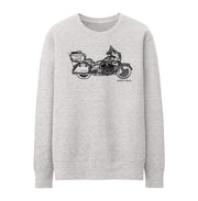 JL Illustration For A Indian Roadmaster Motorbike Fan Jumper