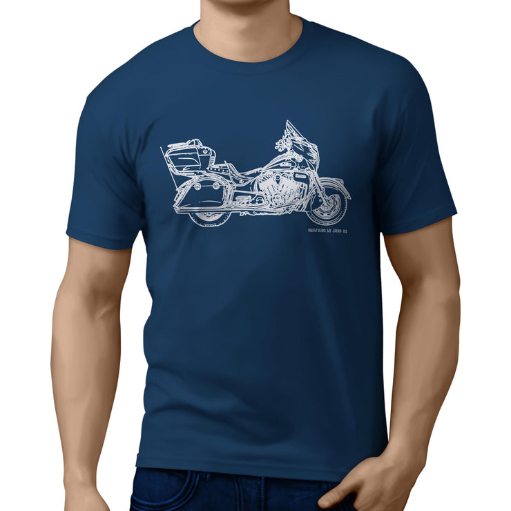 JL Illustration For A Indian Roadmaster Motorbike Fan T-shirt