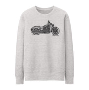 JL Illustration For A Indian Scout Motorbike Fan Jumper