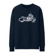 JL Illustration For A Indian Springfield Motorbike Fan Jumper