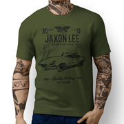 JL Soul Illustration For A Jaguar E-Type Convertible Motorcar Fan T-shirt