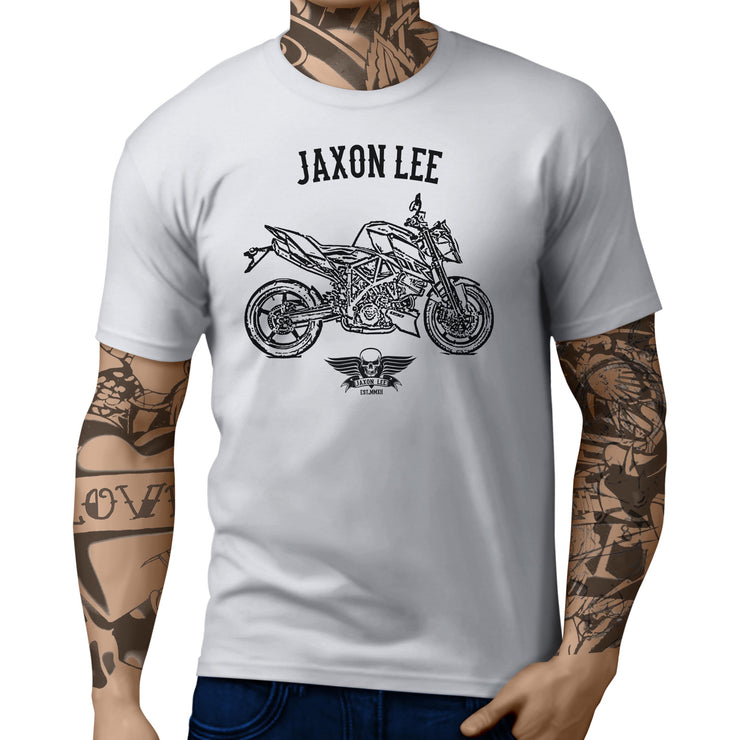 Jaxon Lee illustration for a KTM 990 R Super Duke fan T-shirt