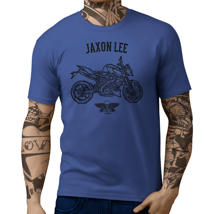 Jaxon Lee illustration for a KTM 990 R Super Duke fan T-shirt
