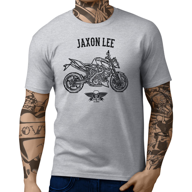 Jaxon Lee illustration for a KTM 990 R Super Duke fan T-shirt