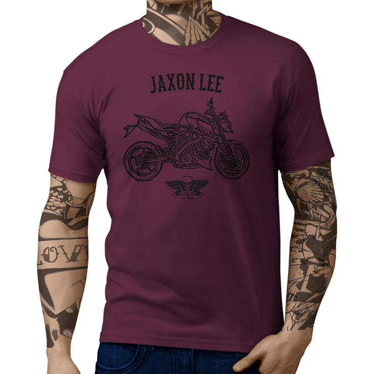 Jaxon Lee illustration for a KTM 990 R Super Duke fan T-shirt