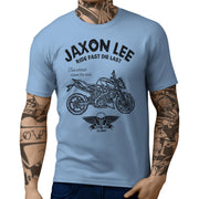 JL Ride illustration for a KTM 990 R Super Duke Motorbike fan T-shirt