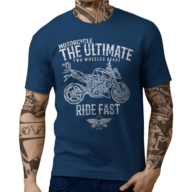 JL Ultimate illustration for a KTM 990 R Super Duke Motorbike fan T-shirt