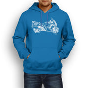 JL Illustration For A Kawasaki 1400GTR Motorbike Fan Hoodie